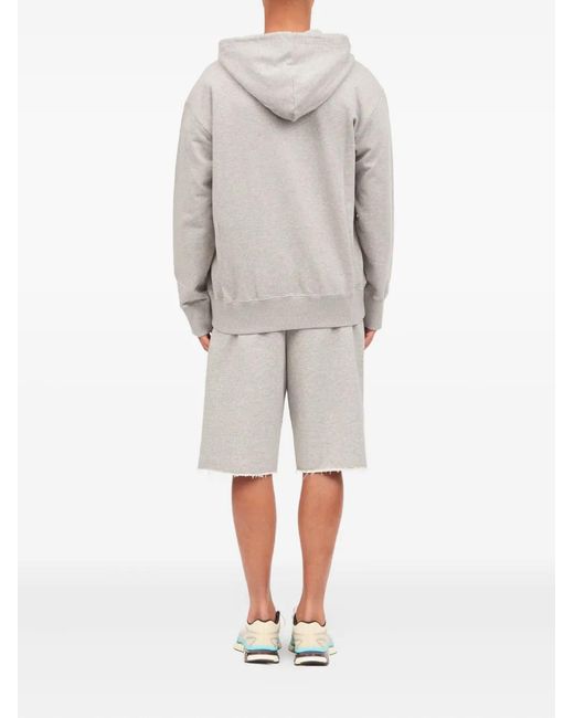 メンズ MM6 by Maison Margiela ジップアップ パーカー グレー | Lyst