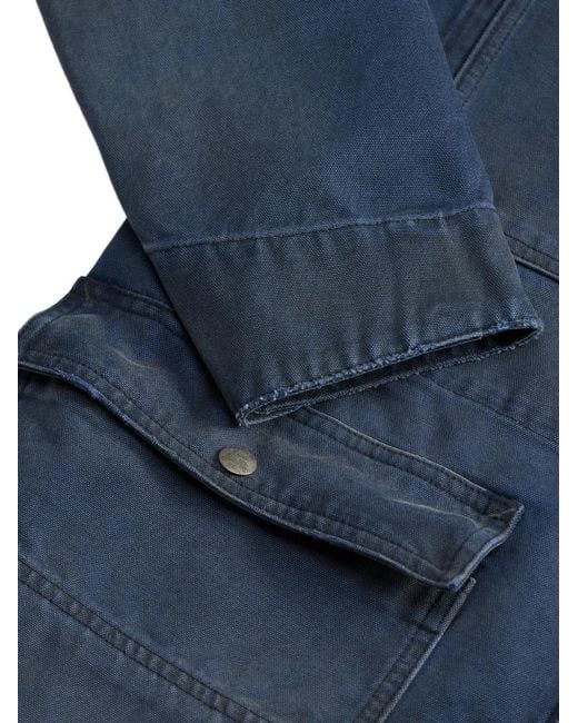 RRL Blue Corduroy-Collar Jacket for men
