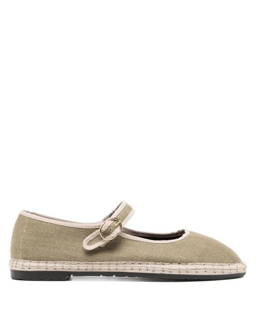 Flabelus White Ishmael Ballerinas