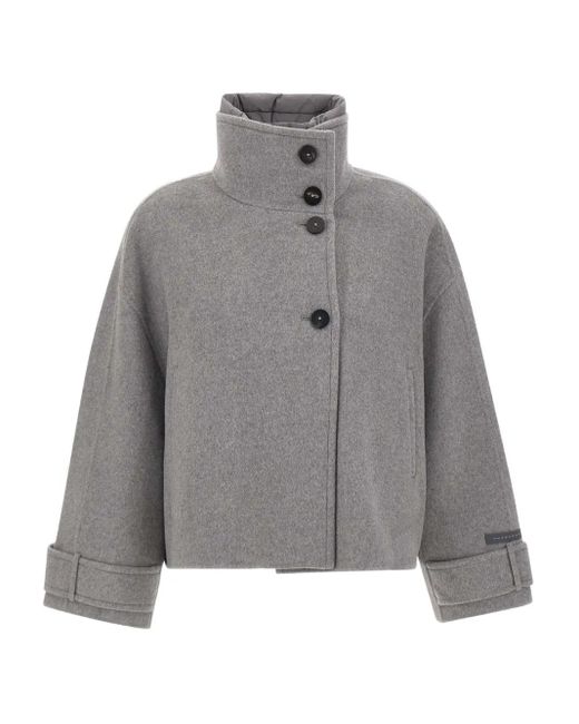 DUNO Gray Dafne Mélange-Effect Jacket