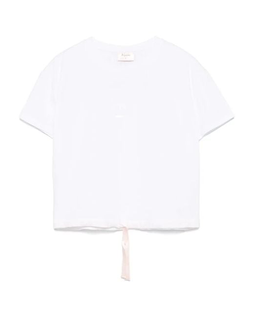 Repetto White Satin-Ribbon T-Shirt