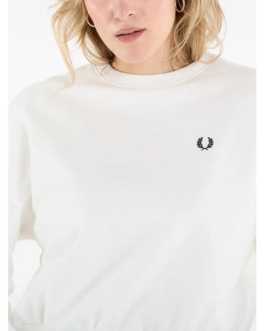 Fred Perry ホワイト トレーナー Fred Perry レディース ホワイト スウェットシャツの通販はau PAY