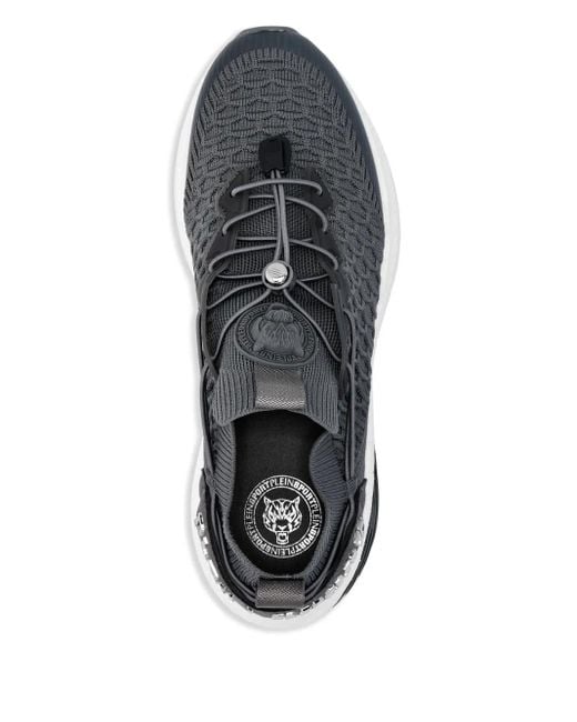 Philipp Plein Black Runner Trainers