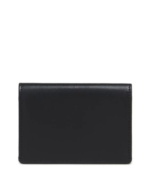 Marni Black Leather Envelope Card Holder