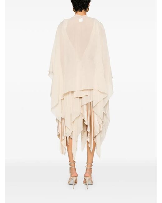 Stephan Janson White Open-Front Cape