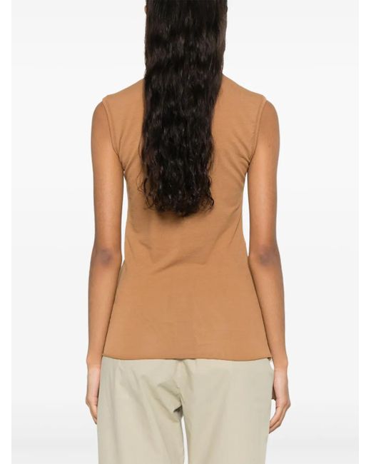Top De Crepé Alysi de color Brown