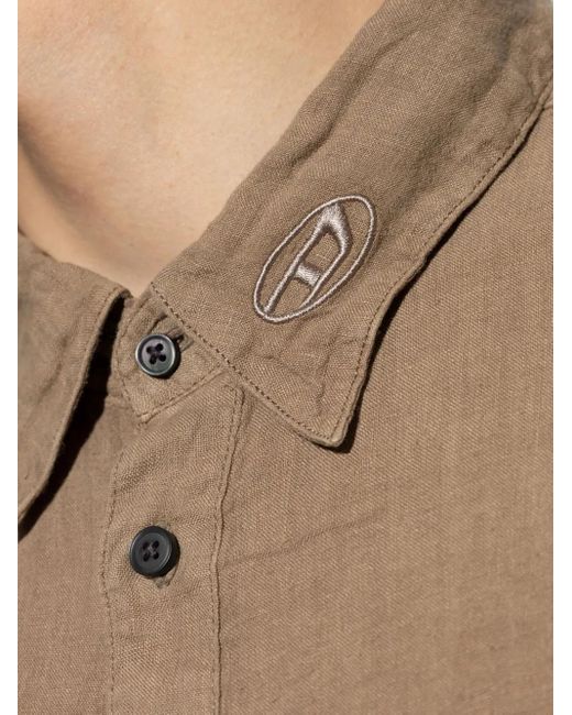 DIESEL Brown S-Werp Shirt for men