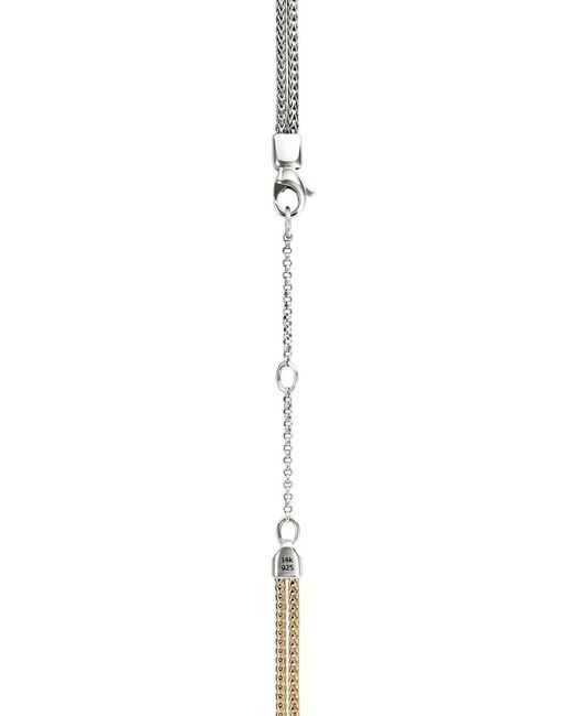 John Hardy Metallic 14Kt Love Knot Necklace