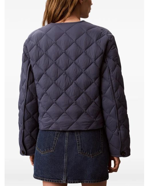 Calvin Klein Blue Quilted Jacket