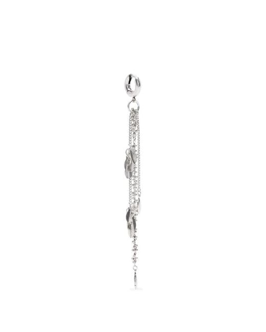 Isabel Marant White Long Earrings