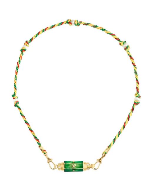 Marie Lichtenberg Metallic 14Ct Mauli Necklace