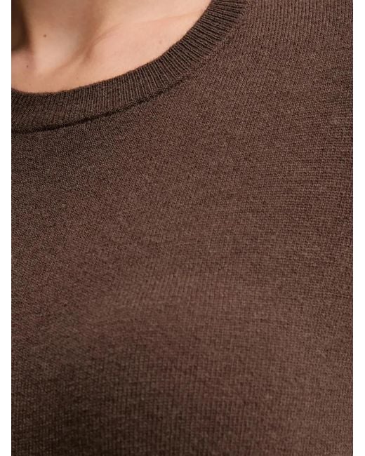 Benetton Black Round-Neck Sweater