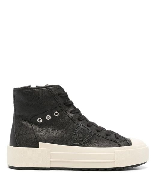 Philippe Model Black New Hybrid Mid Sneakers