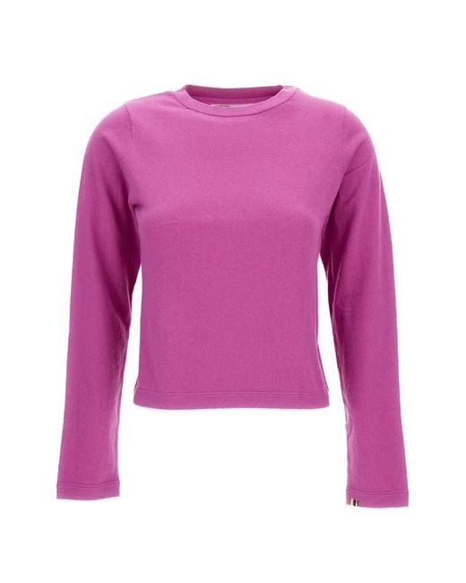 Extreme Cashmere Pink Crew-Neck Sweater