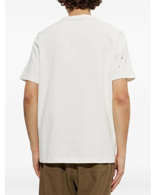 Paul Smith White Scribble-Print T-Shirt for men