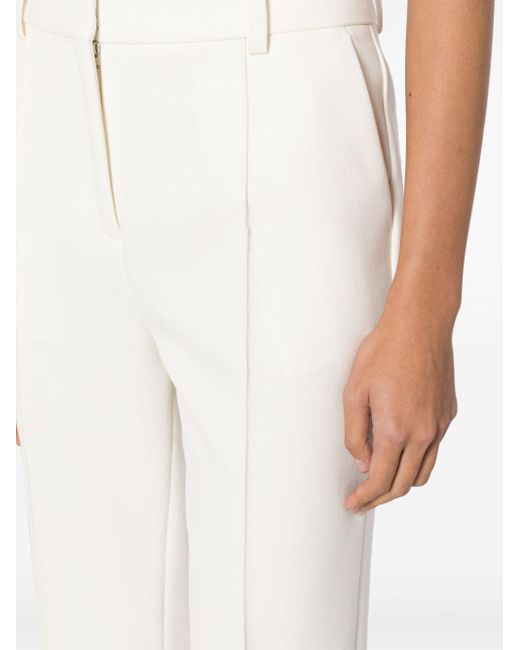 Pantalones de vestir con cordones Victoria Beckham de color White