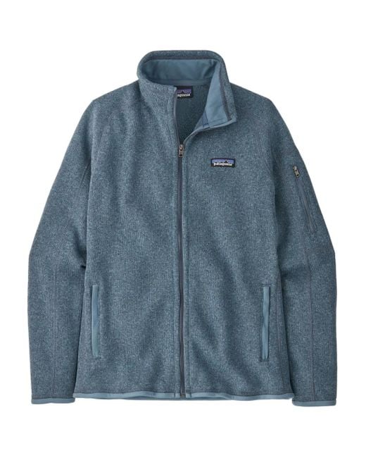Patagonia Blue Sweatshirt mit Logo-Patch