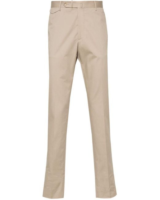 Tagliatore Natural Mid-rise Tailored Trousers for men