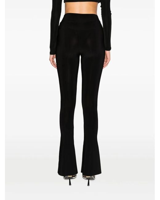 Norma Kamali Flared Legging in het Black