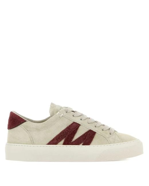 Moncler Brown Sneakers aus Wildleder