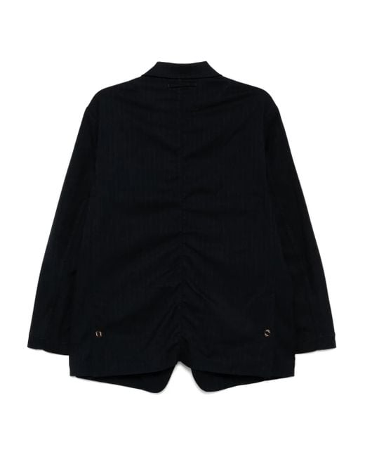 Undercover Black Logo-Patch Blazer for men