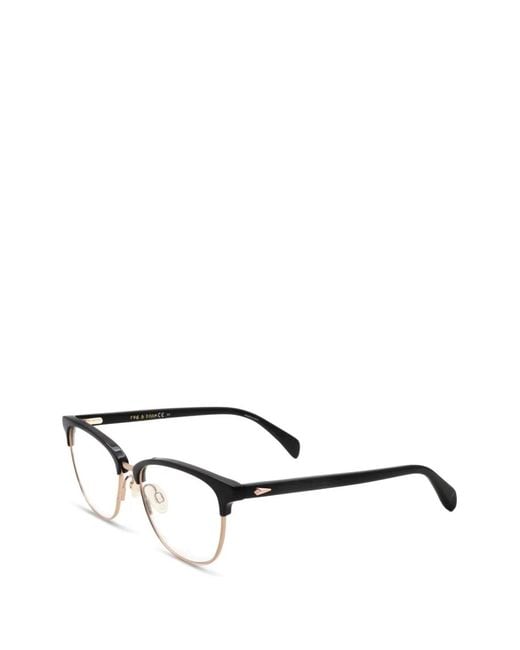 Occhiali Squadrati di Rag & Bone in Black