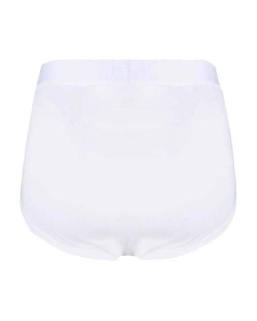 Comme des Garçons White Cotton Briefs for men