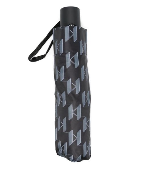 Ombrello Con Logo di Karl Lagerfeld in White