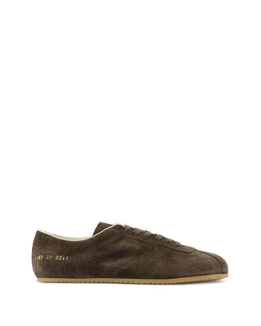 Common Projects Brown Driving Suede Sneakers
