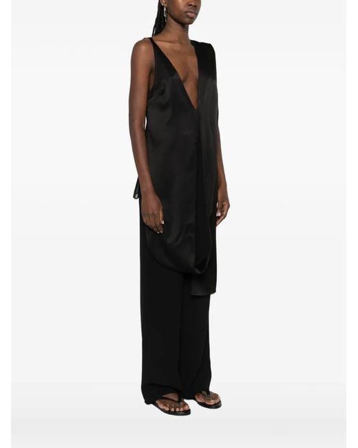 Esse Studios Black V-Neck Top