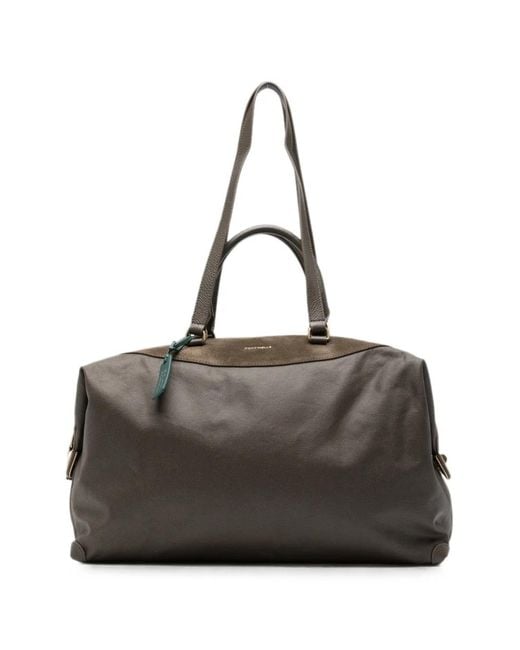 Coccinelle Black Logo-Plaque Tote Bag