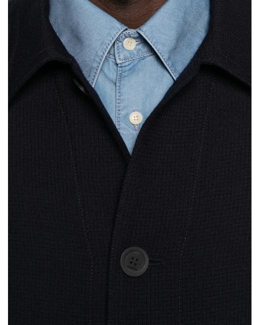 Sandro Blue Buttoned Jacket for men
