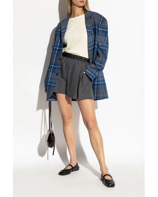 Marni Gray Chic Mini Shorts For