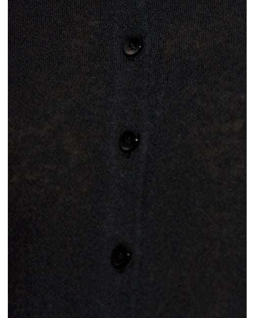 By Malene Birger Black Montie Buttoned Cardigan