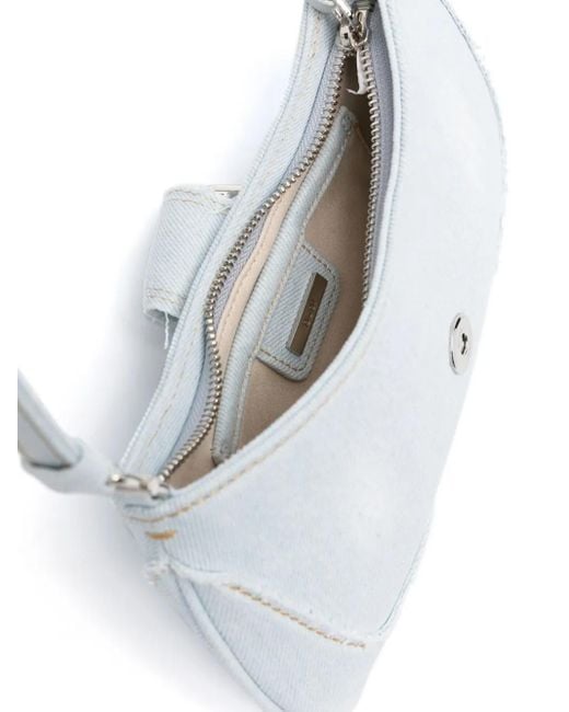 OSOI Brocle デニムショルダーバッグ S White