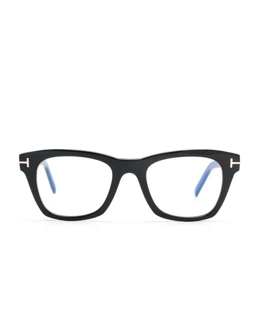 Tom Ford Black Square-Frame Optical Glasses