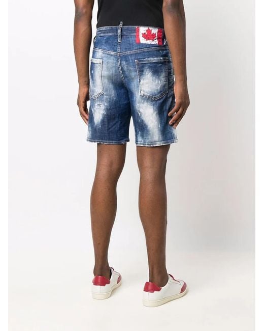 DSquared² Blue Shorts Denim for men