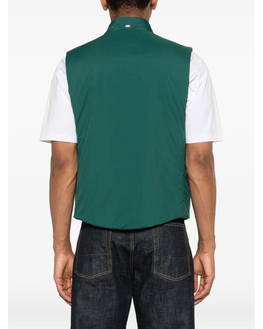 Chaleco Sin Mangas Con Cremallera Herno de hombre de color Green
