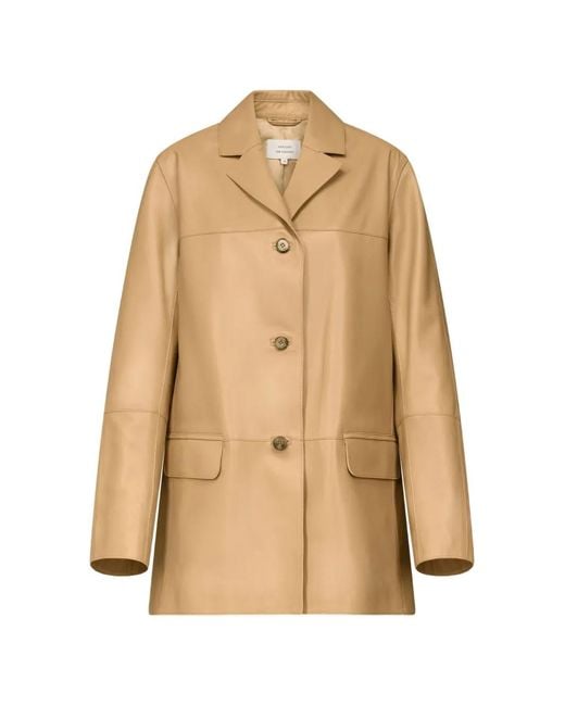 Loulou de Saison Natural Nari Leather Jacket