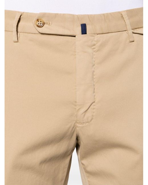 Pantalones chinos de talle medio Incotex de hombre de color Natural