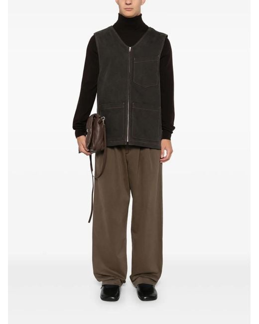Agolde Black Ogden Vest for men