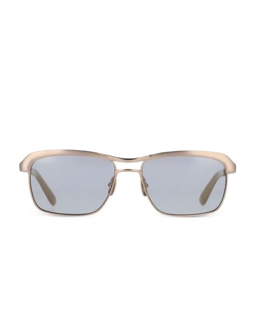 Yellows Plus Gray Bernard Square-Frame Sunglasses