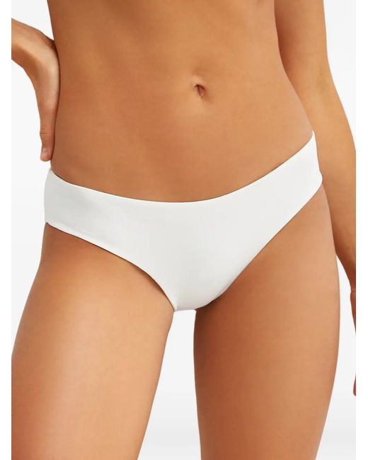 Marysia Swim White Wright Bikini Bottoms
