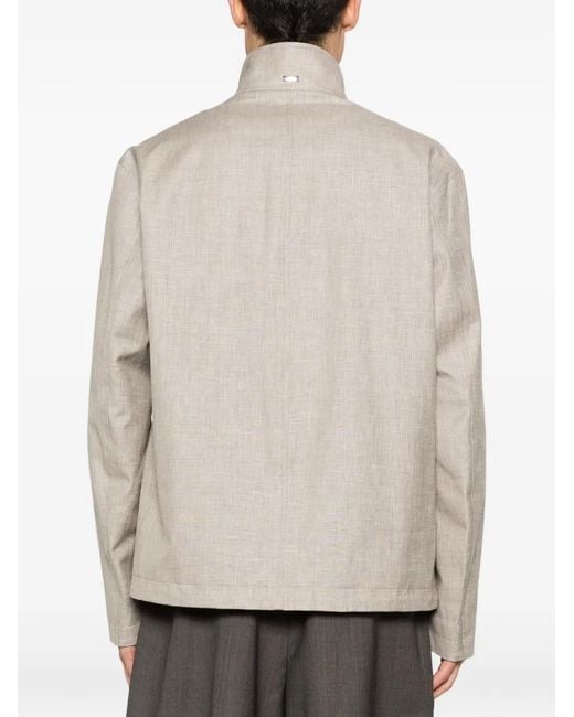 Herno Natural Button Jacket for men