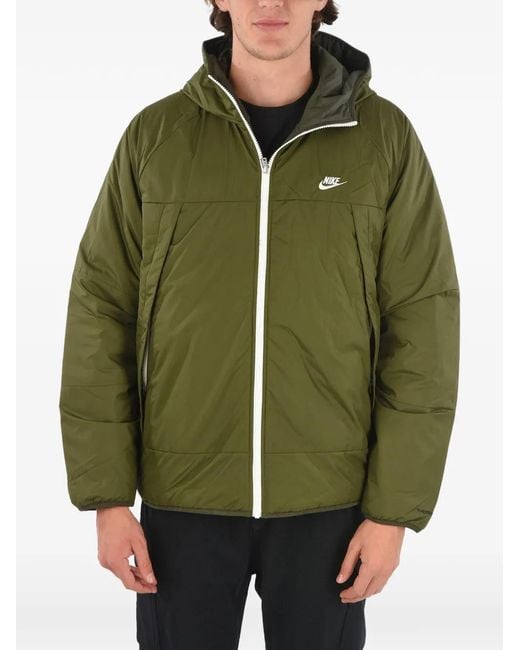 Nike Green Reversible Hooded Jacket for men