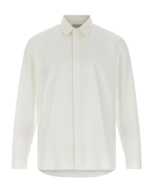 Saint Laurent White Cotton Shirt for men