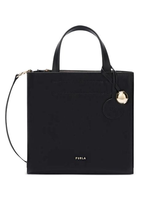 Furla Black Small Divide It Tote Bag