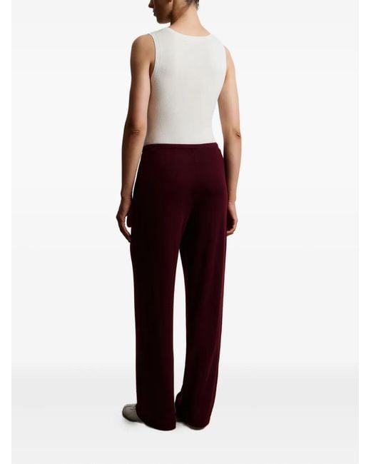 12 STOREEZ Red Drawstring Knitted Trousers