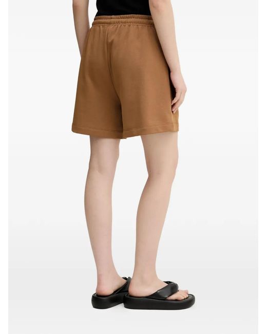 INBETWEENERS Natural Drawstring Graphic Shorts