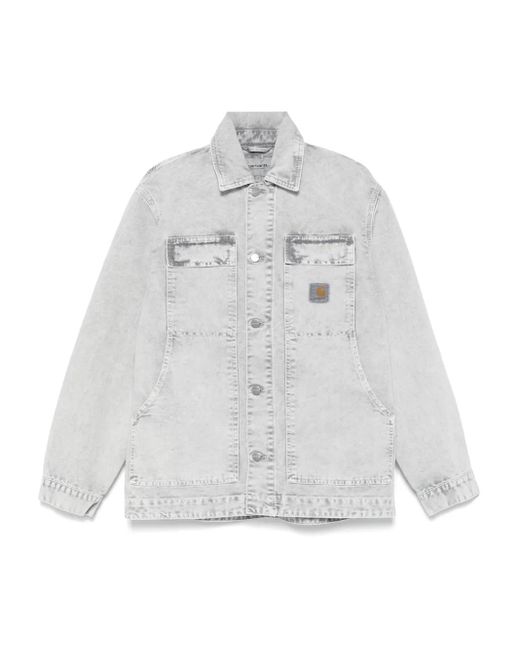 Carhartt メンズ ホワイト デニムジャケット 【公式通販】